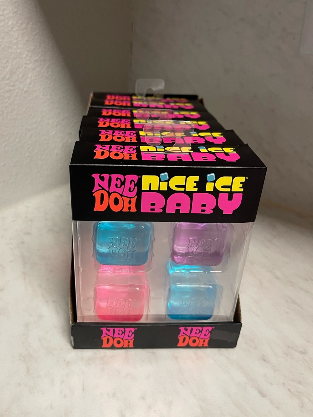 NeeDoh Nice Ice Baby Full Case 6 Packs Display